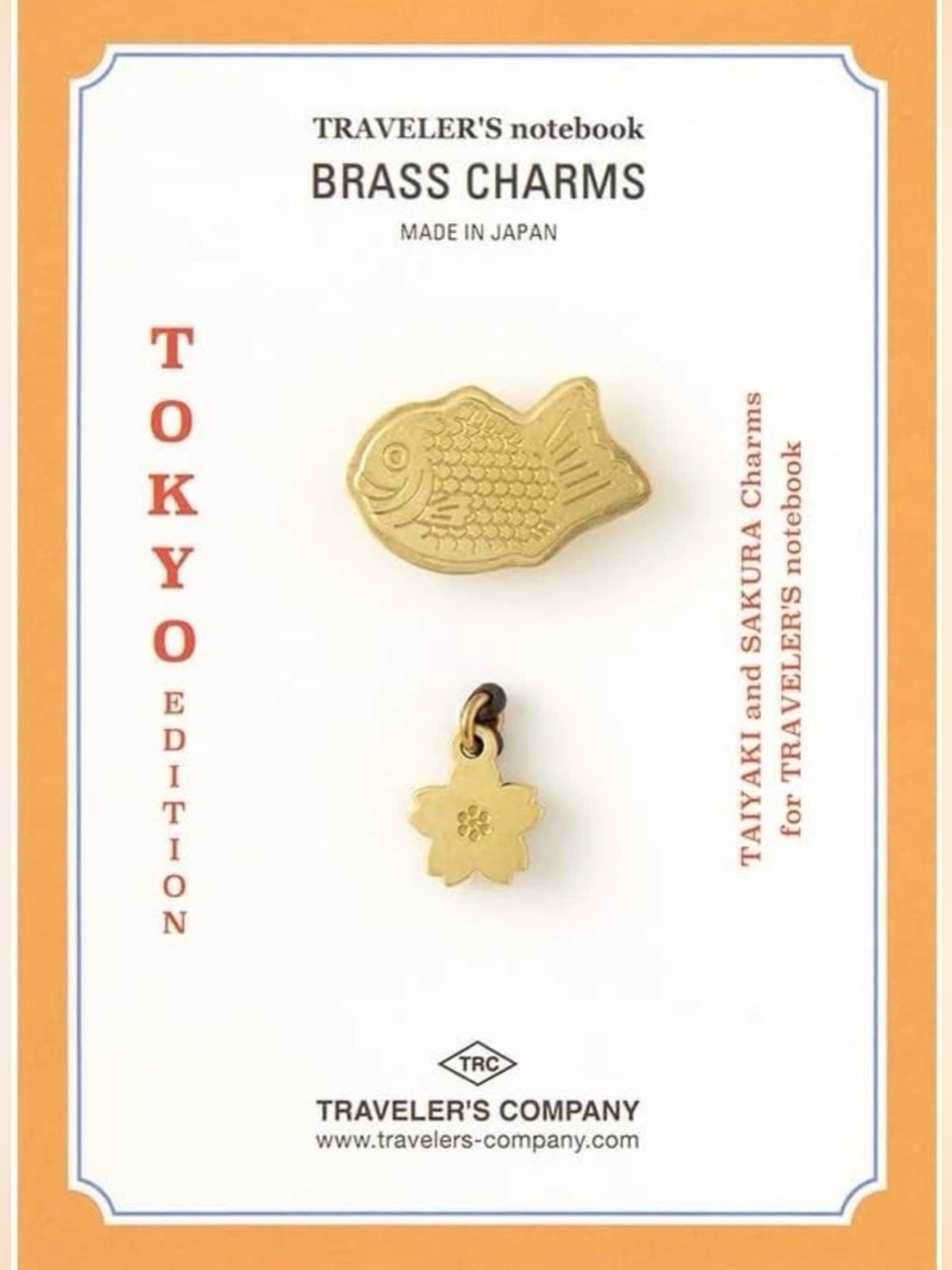 Tokyo Edition Brass Charms - Gold